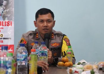 Perkuat Jalinan Komunikasi, Kapolres Sukabumi Kota Ngariung Bareng KNPI