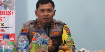 Perkuat Jalinan Komunikasi, Kapolres Sukabumi Kota Ngariung Bareng KNPI