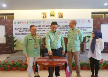 Perkuat Kerjasama antar UMKM dan Pengusaha, PJ Walkot Sukabumi Buka Gebyar NIB dan Bimtek