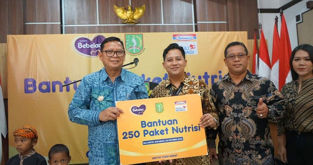 Indomaret dan Bebelac Salurkan 250 Paket Nutrisi Bantu Penanganan Stunting di Kota Sukabumi
