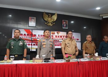 Gelar Rakor Lintas Sektoral, Ini Strategi Polres Sukabumi Kota Amankan Pemilu 2024