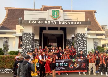 Sepuluh Pelari Anggota Pemuda Pancasila Sukses Selesaikan Lari Marathon Berjarak 64 KM