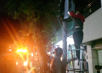Warga Keluhkan Lampu Setopan Perempatan Degung Yang Sering Mati