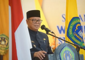 Hadiri Wisuda STISIP Syamsul Ulum, Pj Wali Kota Sukabumi Para Lulusan Harus Miliki Attitude Yang Baik