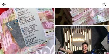 Akun Facebook ASN Setwan DPRD Kota Sukabumi Diretas, Perlihatkan Segepok Uang Give Away Dari Baim Wong