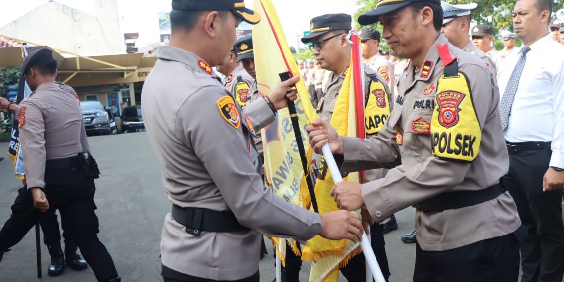 Tiga Polsek di Sukabumi Diganjar Penghargaan Kapolres