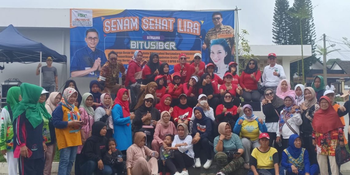 Di Usia yang ke 5 Tahun, Bitusiber Gelar Senam dan Pemeriksaan Kesehatan Gratis