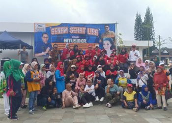 Di Usia yang ke 5 Tahun, Bitusiber Gelar Senam dan Pemeriksaan Kesehatan Gratis