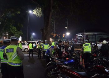 Jelang Pilkada Serentak Polisi dan TNI di Sukabumi Gelar Patroli Skala Besar