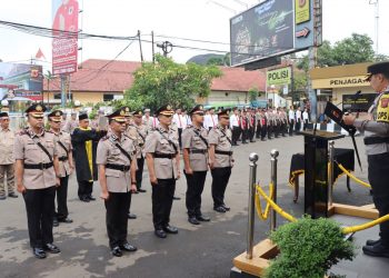 Sejumlah Pejabat Utama dan Kapolsek di Polres Sukabumi Kota Dirotasi
