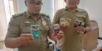 690 Bungkus Rokok Ilegal Ditemukan Saat Operasi Gabungan di Kota Sukabumi