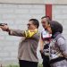 Polisi di Kota Sukabumi Asah Kemampuan Dengan Melatih Skill Menembak