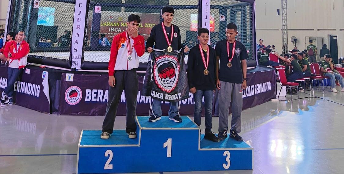 Dua Atlet MMA Sukabumi Raih Dua Medali Emas di Kejurnas IBCA-MMA 2023