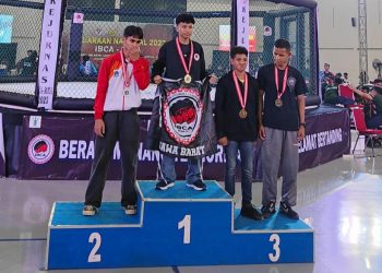 Dua Atlet MMA Sukabumi Raih Dua Medali Emas di Kejurnas IBCA-MMA 2023