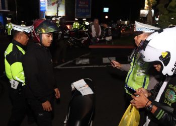 Jelang Pemilu 2024, Polres Sukabumi Kota Gelar Patroli Skala Besar