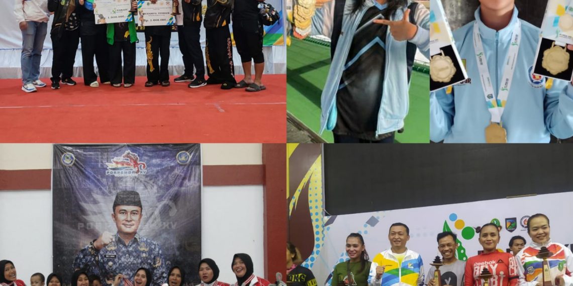 Membanggakan, Raihan Medali Atlet Kota Sukabumi Sepanjang Tahun 2023