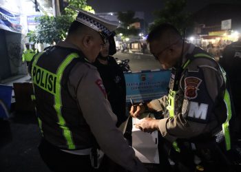 Polisi Amankan Belasan Sepeda Motor Knalpot Brong Dalam Operasi KRYD Akhir Pekan