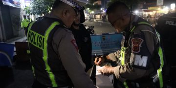 Polisi Amankan Belasan Sepeda Motor Knalpot Brong Dalam Operasi KRYD Akhir Pekan