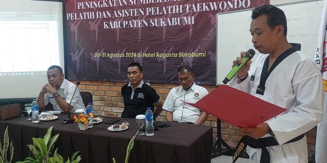 35 Pelatih Taekwondo Sukabumi Ikuti Coaching Clinic