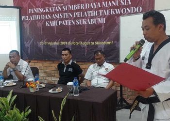 35 Pelatih Taekwondo Sukabumi Ikuti Coaching Clinic