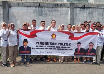 Jelang Pilkada Kota Sukabumi Partai Gerindra Panaskan Mesin Partainya