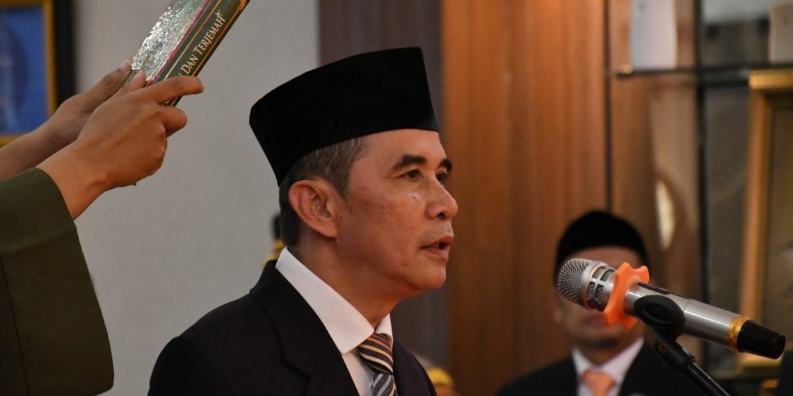 Hasan Asari Dilantik Sebagai Penjabat Sekda Kota Sukabumi