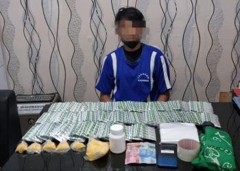 Satnarkoba Polres Sukabumi Kota Amankan Pengedar Obat Keras Terbatas