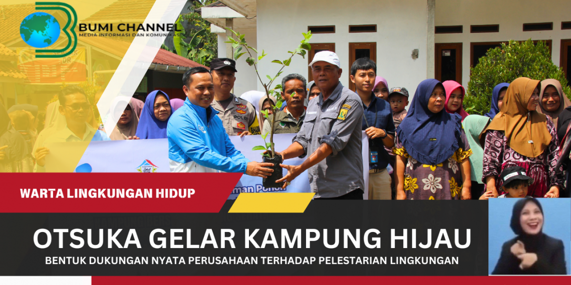 PT Amerta Indah Otsuka Gelar Kampung Bersih, Kampung Sehat dan Kampung Hijau