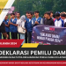Cara Unik Mahasiswa Nusa Putra Deklarasikan Pilkada Damai 2024 di Lapangan Mini Soccer