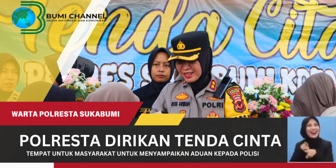 Polres Sukabumi Kota Dirikan Tenda Cinta Sebagai Sarana Aduan Masyarakat