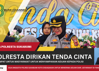Polres Sukabumi Kota Dirikan Tenda Cinta Sebagai Sarana Aduan Masyarakat
