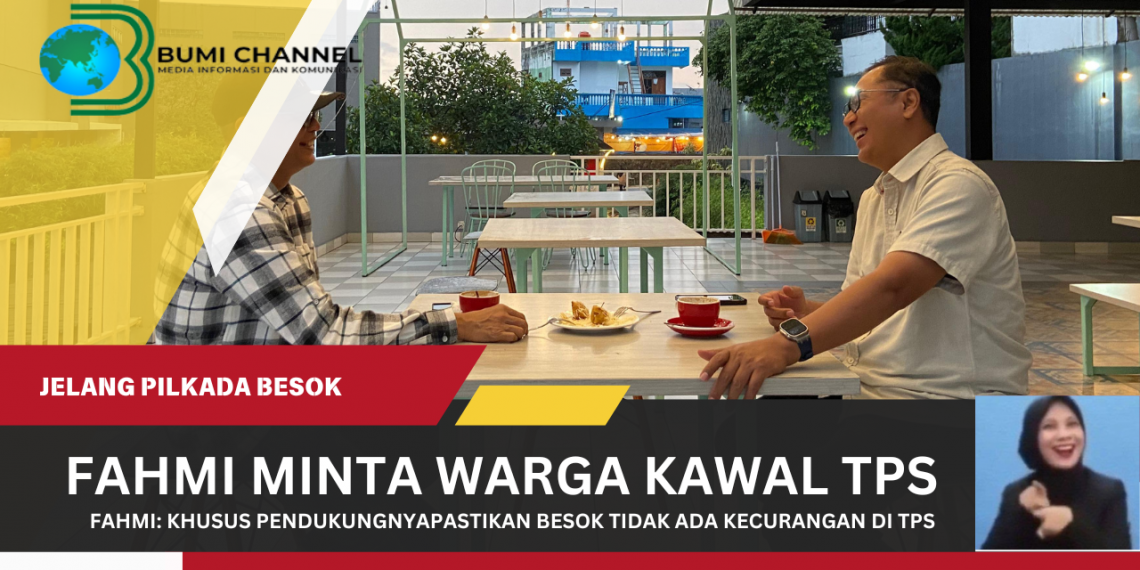 Fahmi Minta Pendukung Kawal TPS dan Langitkan Doa Jelang Pilkada Kota Sukabumi