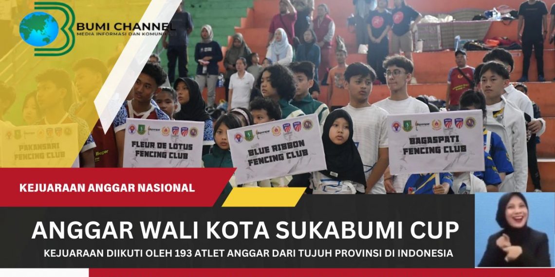 193 Atlet Anggar Dari Tujuh Provinsi di Indonesia Ikuti Kejuaraan Wali Kota Sukabumi Cup 2024