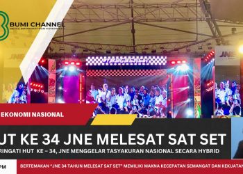 Peringati HUT ke 34 JNE Semakin Sat Set Lebih Maju dan Berinovasi