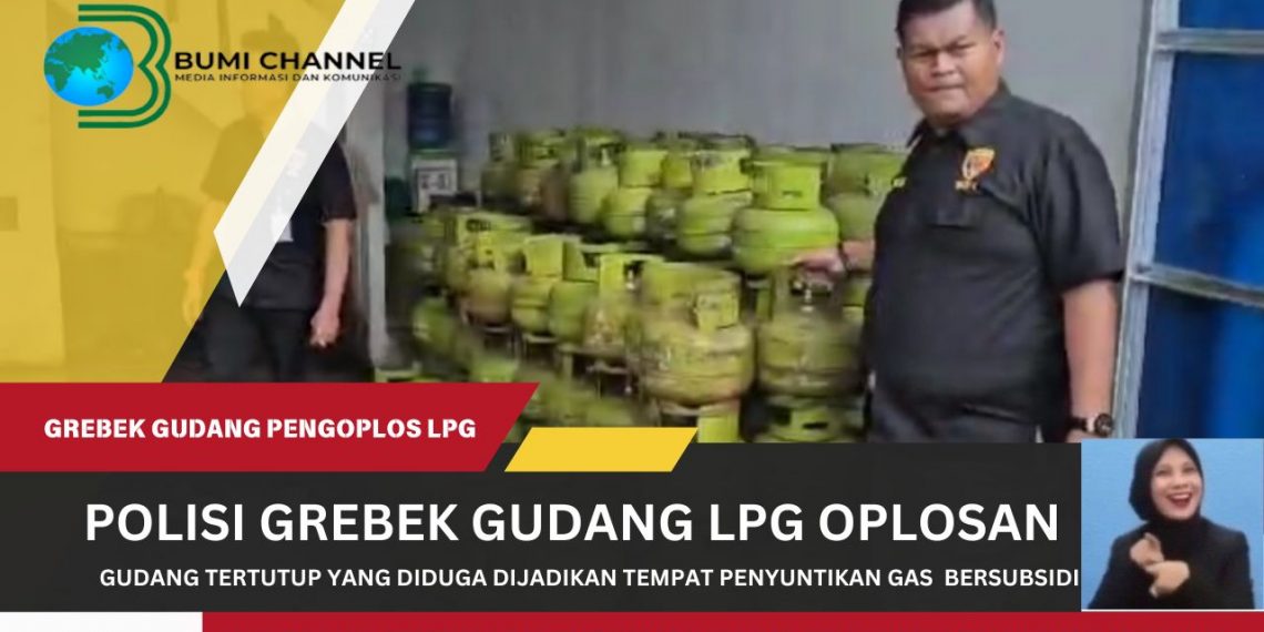 Satreskrim Polres Sukabumi Kota Grebek Dua Lokasi Pengoplosan Gas Elpiji