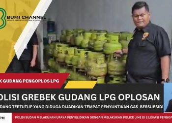 Satreskrim Polres Sukabumi Kota Grebek Dua Lokasi Pengoplosan Gas Elpiji