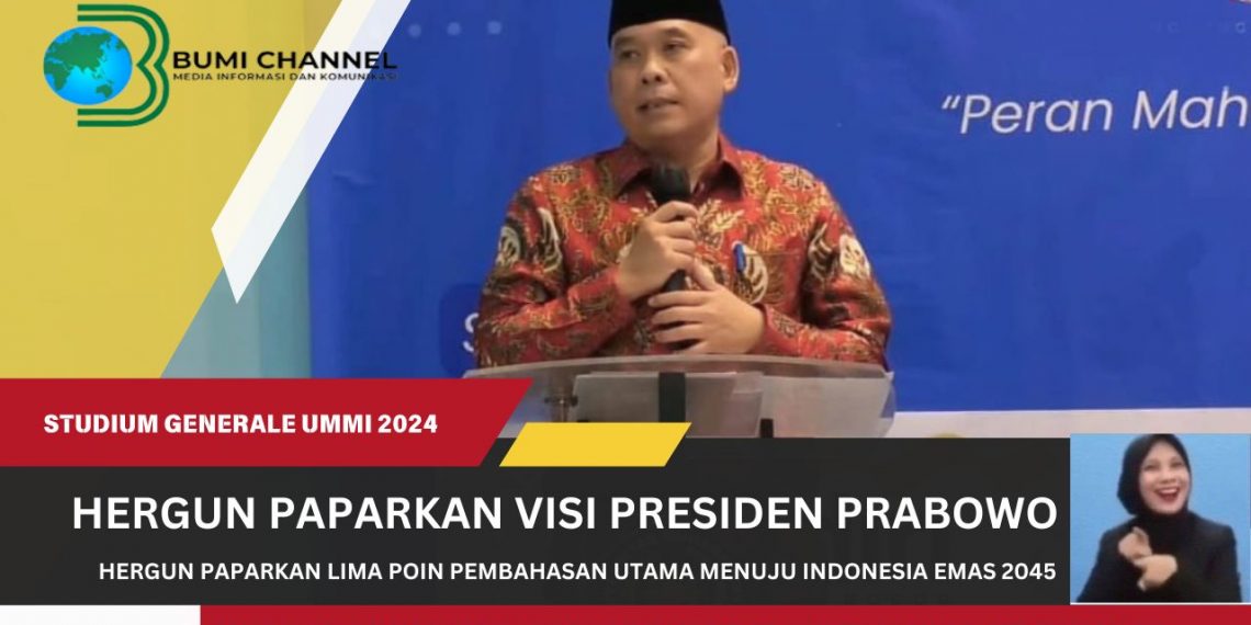 Hergun Paparkan Visi Besar Presiden Prabowo Menuju Indonesia Emas 2045 Kepada Mahasiswa UMMI