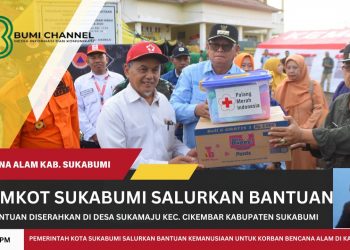 Pemkot Sukabumi Salurkan Bantuan Korban Bencana Alam di Kabupaten Sukabumi