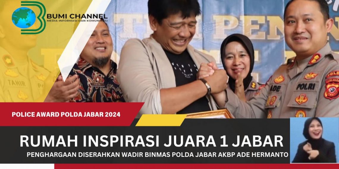 Keren, Rumah Inspirasi Sukabumi Juara Satu Police Award Polda Jabar 2024