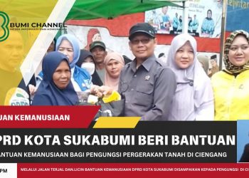 DPRD Kota Sukabumi Salurkan Bantuan Kepada Korban Pergerakan Tanah Ciengang