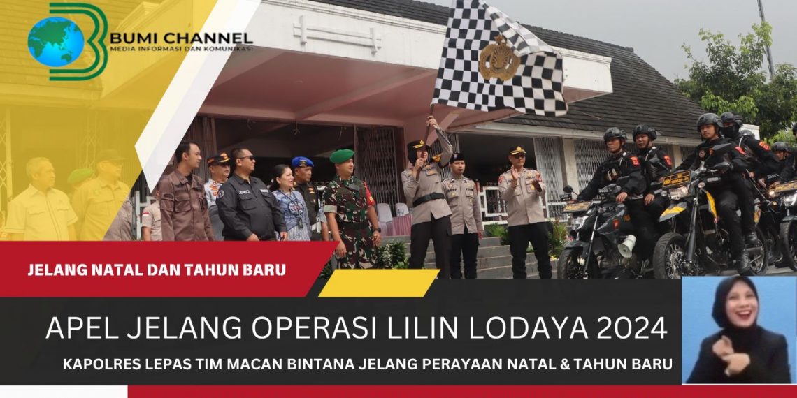 Jelang Nataru Kapolres Sukabumi Kota Lepas Tim Macan Bintana