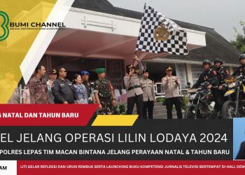 Jelang Nataru Kapolres Sukabumi Kota Lepas Tim Macan Bintana