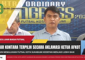 Terpilih Aklamasi, Fajar Kontara Nakhodai Asosiasi Futsal Kota Sukabumi 2024-2028