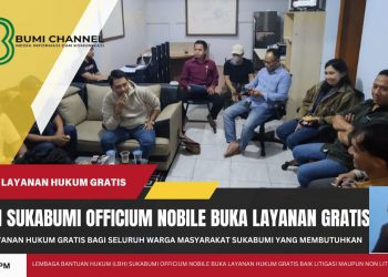 LBH Sukabumi Officium Nobile Buka Layanan Hukum Gratis Bagi Masyarakat