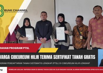 Program PTSL TA 2024 di Kelurahan Cibeureum Hilir Sudah Tuntas