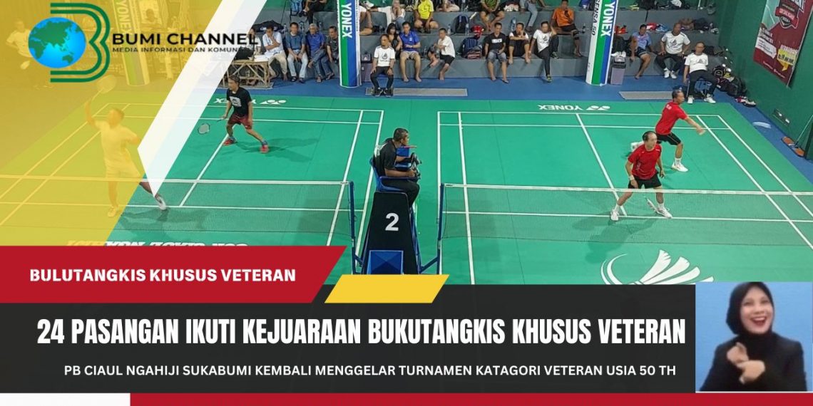 PB Ciaul Ngahiji Sukabumi Gelar Turnamen Khusus Untuk Pebulutangkis Veteran