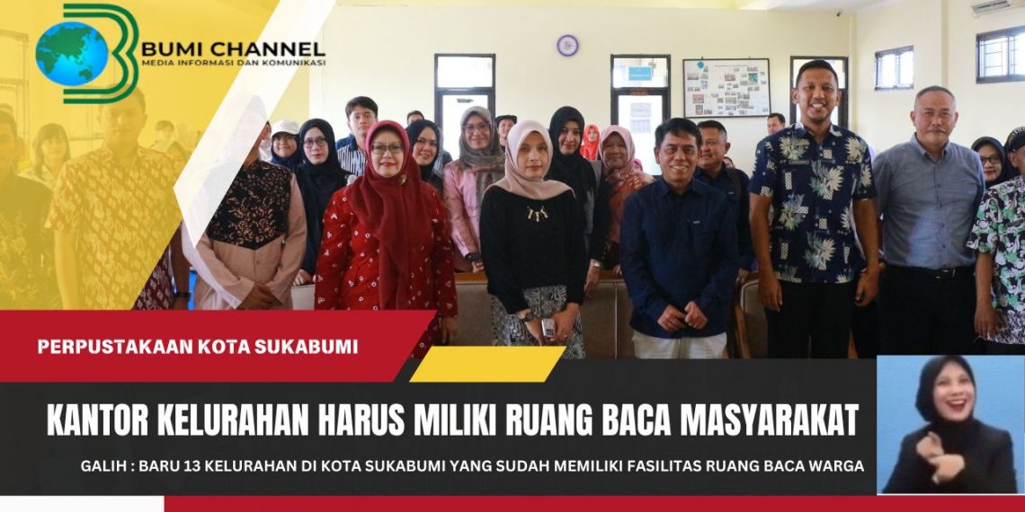 Kantor Kelurahan di Kota Sukabumi Harus Miliki Ruang Baca Untuk Warga