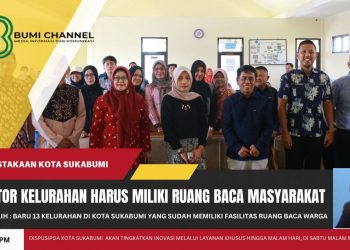 Kantor Kelurahan di Kota Sukabumi Harus Miliki Ruang Baca Untuk Warga