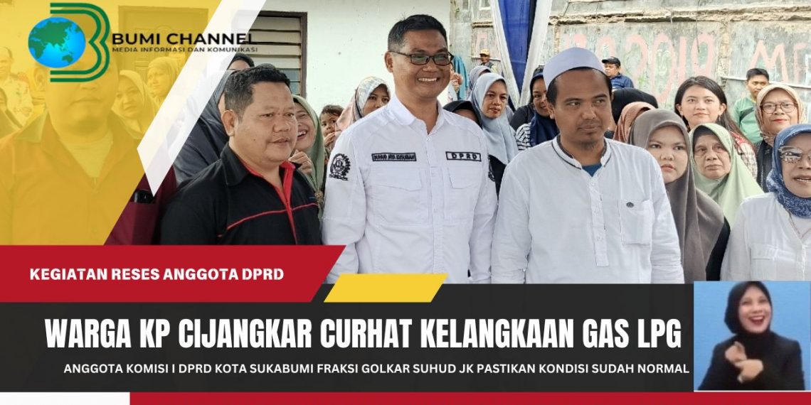 Suhud Jaya Kusumah Dengarkan Curhatan Kelangkaan Gas LPG 3 Kg Warga Cijangkar