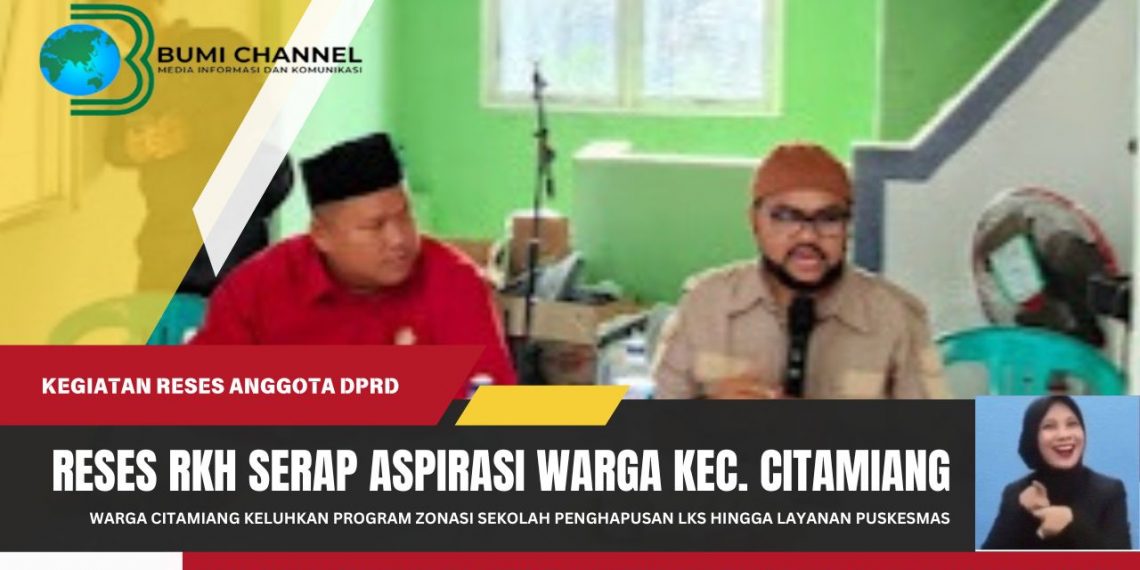 Reses RKH Serap Aspirasi Warga Citmiang Mulai Dari Masalah Zonasi Sekolah Hingga Layanan Puskesmas